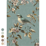 Blue Song Decoupage Paper
