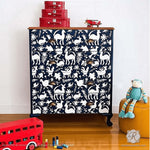 Otomi Folk Art Furniture Stencil - Small