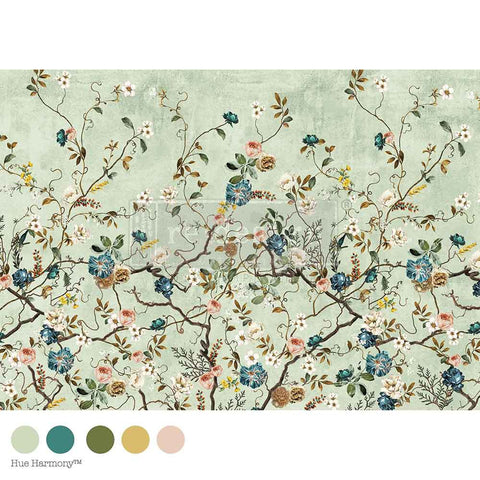 Blossom Perch Decoupage Paper