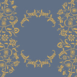 Paisley Floral Garland Stencil