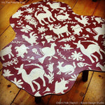 Otomi Folk Art Furniture Stencil - Small