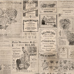 Newsprint Decoupage Paper