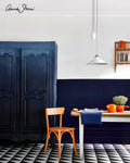 Oxford Navy Annie Sloan Chalk Paint® Gaysha Paint & Pattern 