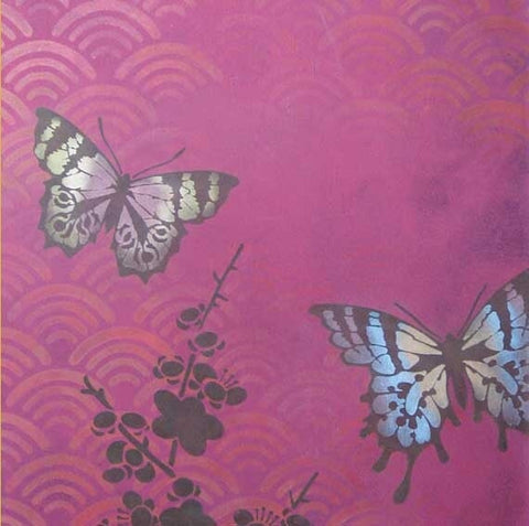 Papillon Butterfly Stencil Set Royal Design Studio Stencils Gaysha Paint & Pattern 