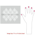 Peacock Fancy Craft Stencil Royal Design Studio Stencils Gaysha Paint & Pattern 