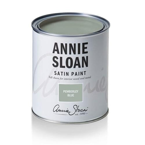 Pemberley Blue Satin Paint 750ml Annie Sloan Satin Paint Gaysha Paint & Pattern 
