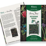 RHS Decoupage Paper Formal Garden Annie Sloan Stencils & Decoupage Paper Gaysha Paint & Pattern 