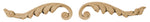 Scroll 15 pair Efex Decorative Appliques Gaysha Paint & Pattern 