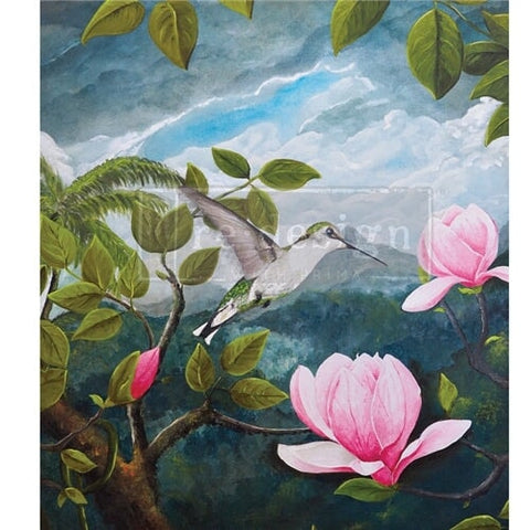 Spring Magnolias Redesign with Prima® Gaysha Paint & Pattern 