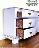 Spring Rose Blossoms Furniture Stencil Royal Design Studio Stencils Gaysha Paint & Pattern 