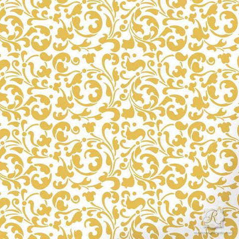 Sultan Swirl Furniture Stencil - XS Mini Craft Royal Design Studio Stencils Gaysha Paint & Pattern 