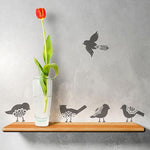 Sweet Tweets Lace Bird Set B - Small Royal Design Studio Stencils Gaysha Paint & Pattern 