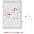 All the Angles Furniture Stencil Royal Design Studio Stencils Gaysha Chalk Paint 