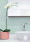All the Angles Moroccan Wall Stencil Royal Design Studio Stencils Gaysha Chalk Paint 