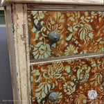 Allover Brocade Furniture Stencil Royal Design Studio Stencils Gaysha Chalk Paint 