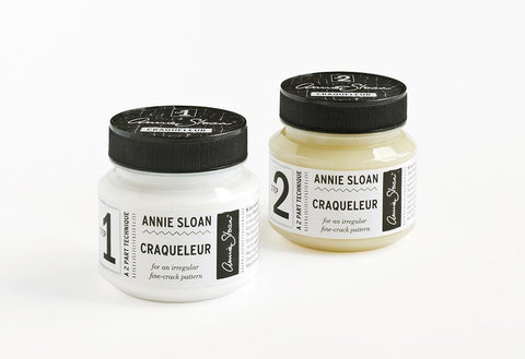 Annie Sloan Craqueleur Step 1 & 2 Waxes and Finishes Gaysha Chalk Paint 