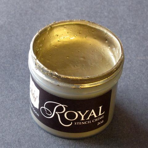 Antique Gold Stencil Creme Royal Design Studio Stencil Cremes & Brushes Royal Design Studio 