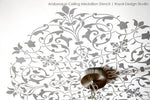 Arabesque Ceiling Medallion Royal Design Studio Stencils Gaysha Chalk Paint 