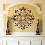 Arabesque Ceiling Medallion Royal Design Studio Stencils Gaysha Chalk Paint 