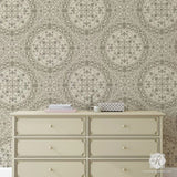 Aragon Damask Wall Stencil Royal Design Studio Stencils Gaysha Chalk Paint 