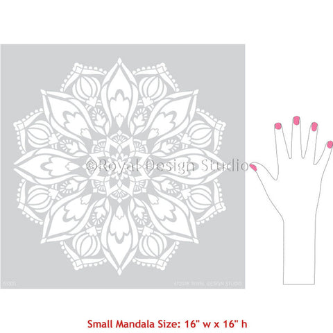 Mandala Medallion Stencil