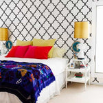 Casablanca Trellis Large Allover Royal Design Studio Stencils Gaysha Chalk Paint 