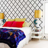Casablanca Trellis Large Allover Royal Design Studio Stencils Gaysha Chalk Paint 