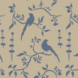 Chinoiserie Birds Stencil Annie Sloan Stencils Gaysha Chalk Paint 