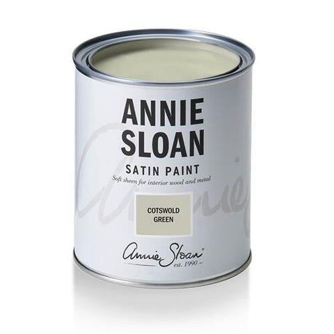 Cotswold Green Satin Paint 750ml Satin Paint Gaysha Chalk Paint 