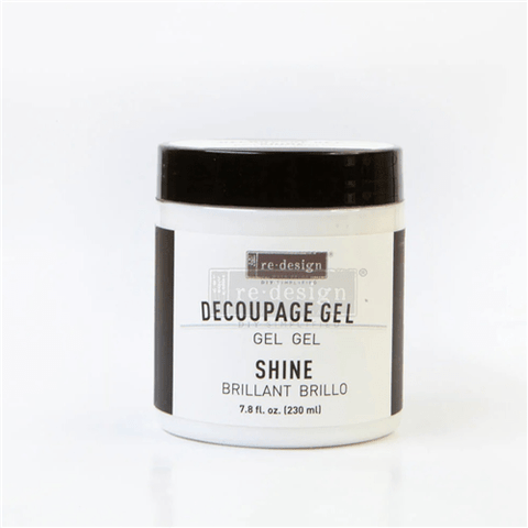 Decoupage Varnish GEL Shine (230ml) Redesign with Prima Gaysha Chalk Paint 
