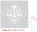 Elegancia Allover Stencil - Standard Size Royal Design Studio Stencils Gaysha Chalk Paint 