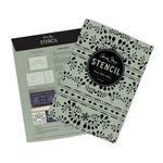 Faux Bone Inlay Stencil Annie Sloan Stencils Gaysha Chalk Paint 