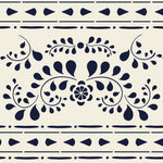 Faux Bone Inlay Stencil Annie Sloan Stencils Gaysha Chalk Paint 