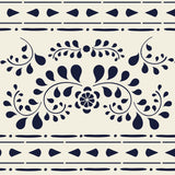 Faux Bone Inlay Stencil Annie Sloan Stencils Gaysha Chalk Paint 