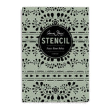 Faux Bone Inlay Stencil Annie Sloan Stencils Gaysha Chalk Paint 