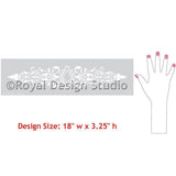 Filagree Panel Furniture Small Royal Design Studio Stencils Gaysha Chalk Paint 