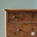 Francesca Floral Damask Furniture Stencil Royal Design Studio Stencils Gaysha Chalk Paint 