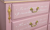 French Love Letters Furniture Stencil Royal Design Studio Stencils Royal Design Studio 