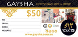 Gaysha Gift Card Gift Cards Gaysha Chalk Paint $50.00 