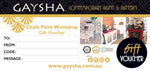 Gaysha Gift Card Gift Cards Gaysha Chalk Paint Workshop $95 