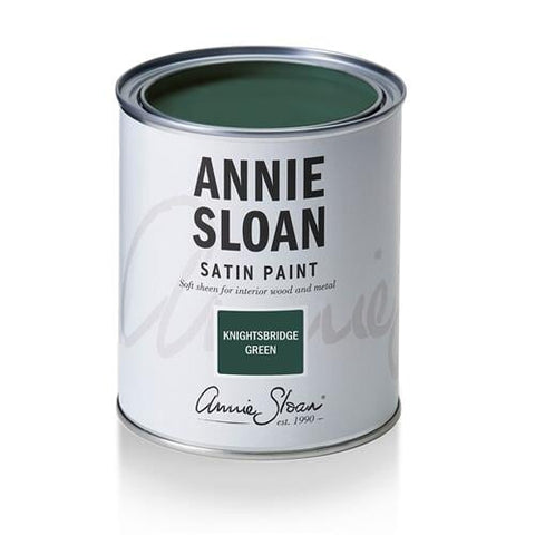 Knightsbridge Green Satin Paint 750ml Satin Paint Gaysha Chalk Paint 