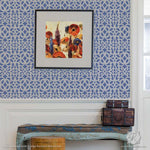 Mansion House Grille Trellis Stencil Royal Design Studio Stencils Gaysha Chalk Paint 