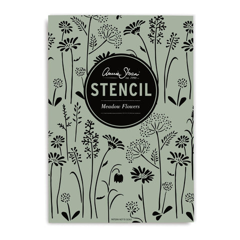 Meadow Flowers Stencil Annie Sloan Stencils Gaysha Chalk Paint 