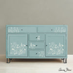 Meadow Flowers Stencil Annie Sloan Stencils Gaysha Chalk Paint 