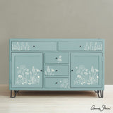 Meadow Flowers Stencil Annie Sloan Stencils Gaysha Chalk Paint 