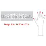 Micah Classic Panel & Furniture Stencil Royal Design Studio Stencils Gaysha Chalk Paint 