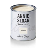 Old White Satin Paint 750ml Satin Paint Gaysha Chalk Paint 