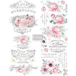 Overflowing Love Decor Transfers® Redesign with Prima® Gaysha Chalk Paint 