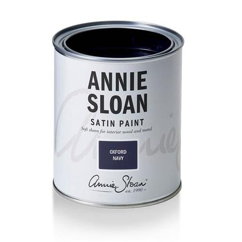 Oxford Navy Satin Paint 750ml Satin Paint Gaysha Chalk Paint 