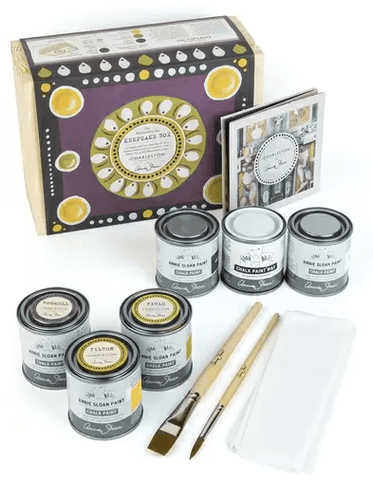 PAINT YOUR OWN KEEPSAKE BOX - ANNIE SLOAN WITH CHARLESTON Paint Kits Gaysha Chalk Paint 